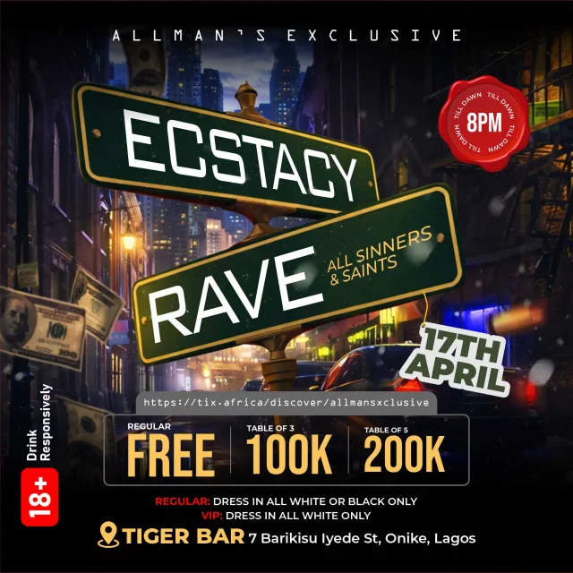 Ecstasy Rave - All Sinners & Saints